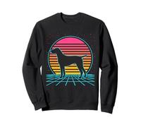 German Shorthaired Pointer Retro Vintage 80s Style Dog Lover Sweatshirt