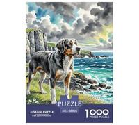 German Shorthaired Pointeur Puzzle 1000 Pièces Cadeau Unique Jeu Éducatif Défi Jouet À De Qualité Supérieure Peinture Art pour Adultes Et Enfants 38x26cm/1000pcs