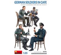 German Soldiers En Cafe 1:3 5 Figurine Plastique Model Kit Miniart