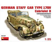 German Staff Voiture Typ 170v. Cabriolet B 1:3 5 Plastique Model Kit Miniart