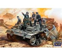 German Stug Iii Crew, Wwii Era.their Position Is Behind That Forest - 1:35e - Master Box Ltd.