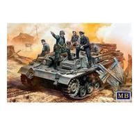 German Stug Iii Crew, Wwii Era.their Position Is Behind That Forest - 1:35e - Master Box Ltd. G