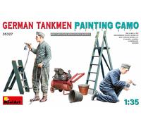 German Tankistes Painting Camo 1:3 5 Figurine Plastique Model Kit Miniart