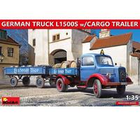 MiniArt Maquette de camion allemand L1500s avec remorque cargo 1/35 38023