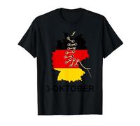 German Unity Day Vintage 90s Allemagne 3 Octobre 1990 Octobre T-Shirt Graphique avec Valeur, Homme, Noir, M