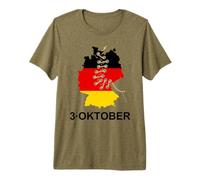 German Unity Day Vintage 90s Allemagne 3 Octobre 1990 Octobre T-Shirt Haut de Gamme