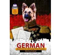 German Word Search 150 Large Print Puzzles with Solutions: Wortsuchrätsel. Word Find Book in German (Gift for family and friends)