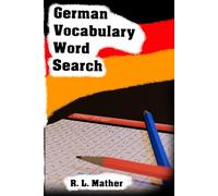 German Word search for English Speaking Students: Deutsch Vocabulary
