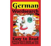 German Word Search Puzzle Book: Word Searches with Easy to Read Print about Germany's towns, attractions, food, and More | 6x9 inches, 110 pages | ... Holidays, Road Trips, and Free Times.