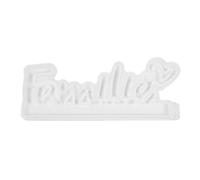 German Words Mold, Home Family German Word Slogan Molds, Smooth Inspirational Letter Mould Sign, Home Decor for Birthday, Easter, Mother's Day, 2.95x7.48 inches