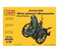German Wwi 25cm Schwerer Minenwerfer/ Heavy Mortar-all Resin Kit- 1:35e - Cmk G