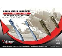 German Wwi Bombs 1918-1939 & 1914-1918- 1:48e - Mirage Hobby G