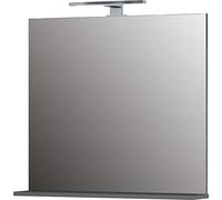Germania 1429-547 Miroir en Graphite, avec éclairage LED, 76 x 75 x 15 cm (l x H x P)