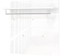 Germania 3428-84 GW-Genova Panneau de vestiaire, Blanc, avec façade en Verre, 97 x 96 x 30 cm (l x H x P)