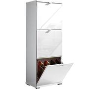 Germania 8483 - Colorado Kit Meuble à Chaussures, Bois, Blanc, 53 x 30 x 132 cm