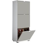 Germania 8729 - Set Colorado 2.0 Kit Meuble à Chaussures, Bois, Blanc/Sable, 53 x 30 x 132 cm