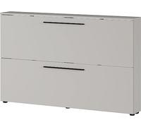 Germania Armoire à Chaussures 2576-572 GW-Utah, en Cachemire, avec Place pour 12 Paires de Chaussures, Faible Profondeur, idéale pour Les couloirs étroits, 140 x 85 x 19 cm (lxhxp)