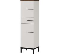 Germania Armoire Moyenne 2671-573 GW-Yonkers, en Imitation Cachemire/Noyer, avec Fermeture Automatique des tiroirs, 34 x 123 x 34 cm (l x h x p), Kaschmir
