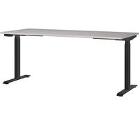 Germania Bureau 7909-630, en Cachemire et Noir, réglable en Hauteur, 180 x 120 x 80 cm (LxHxP)