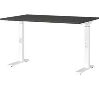 Germania Bureau 7910-569, en Graphite/Blanc, réglage de Hauteur Moyenne, 120 x 91 x 80 cm (LxHxP)