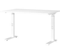 Germania Bureau 7910-84, en Blanc, réglable en Hauteur Moyenne, 120 x 91 x 80 cm (LxHxP)