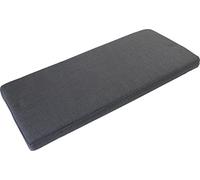 Germania Coussin de siège 3438-58, en Anthrazite, avec Fermeture éclair, 72 x 6 x 33 cm (LxHxP)