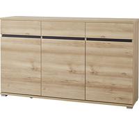 GERMANIA DIE MÖBELMACHER Bahut long 3478-228 GW-Lisbonne en imitation hêtre noble, 144 x 88 x 40 cm (LxHxP)