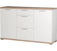 GERMANIA DIE MÖBELMACHER GW-TOP Buffet 3201 Blanc / Sonoma chêne NB. 144 x 88 x 40 cm