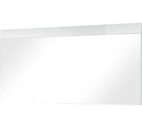 Grand miroir blanc laqué 134 x 63cm Alama