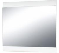 GERMANIA DIE MÖBELMACHER Miroir 3697-84 GW-Malou, avec détails en Blanc Structure, 87 x 76 x 3 cm (l/h/p)