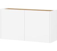 Germania Meuble à Chaussures 3299-513 GW-Libbiano, en Blanc/Chêne Navarra, avec Faible Profondeur - idéale pour Les couloirs étroitsr, 93 x 52 x 29 cm (LxHxP)