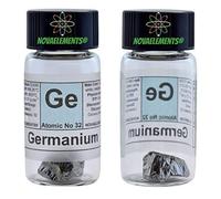 Germanium Élément 32 Ge, Champion Pure 1 Gramme 99,999% en Flacon de Verre avec Étiquette