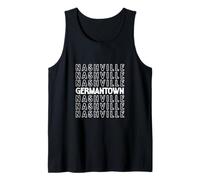 Germantown Nashville Tennessee TN Stacked pour Homme et Femme Débardeur