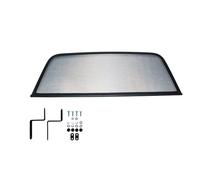 GermanTuningParts Déflecteur de Vent pour Triumph TR4,TR5,TR6 (1964-1976) - Pliable - Noir | Filet Anti-Remous Coupe | Déflecteur d'air