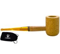 GERMANUS Original Corncob Pipe à Tabac - Classic Straight, avec étui, Sailor