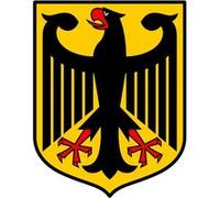 Germany - 10x7.5cm - Sticker/autocollant