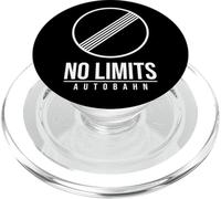 Germany Autobahn NO Speed Limit Sign Symbol BUNDESAUTOBAHN PopSockets PopGrip pour MagSafe