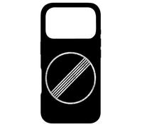 Germany Autobahn Panneau de signalisation « No Speed Limit » Coque pour iPhone 17 Pro