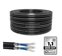 Germany B.e.s.t Câble réseau Duplex CAT 8 de 50 m - Sans halogène - 40 Gbit/s - Câblage réseau CAT8.1 LAN