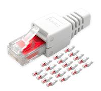Germany B.e.s.t Lot de 20 fiches réseau RJ45 CAT6 sans outil - Connecteur de câble LAN UTP sans outil pour CAT5, CAT6, CAT7 - Convient pour les câbles de pose et de raccordement