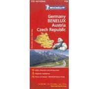 Germany, Benelux, Austria, Czech Republic - Michelin National Map 719