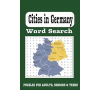 Germany Cities Word Searches 50+ Fun Puzzles Featuring Popular German Cities: 6x9 Puzzle Book | Great for Travel, Holidays, and Free Time