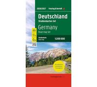 Lot de 18 cartes de l'Allemagne au 1 / 200 000 | Freytag & Berndt