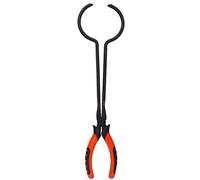 Germerse Pince à Creuset, Pince à Bijoux, Antirouille, Pour Fondre et Affiner, 1 Pièce, Métal, Noir, 33 cm x 6,5 cm