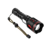 GERMINA DER ELECTRIKER linterna LED táctica recargable para camping lampara de mano + red light