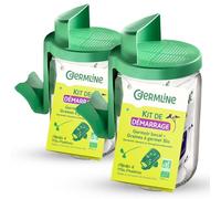 Accessoire de cuisine GENERIQUE Germline - Germoir en verre - Lot de 2 germoirs en verre Germline