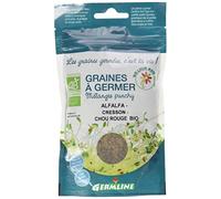 Germ'Line Graines Alfalfa Cresson Chou Rouge Bio à Germer BIO - 150 g