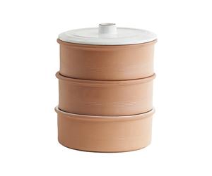 Germoir à 3 étages en terre cuite Point Virgule