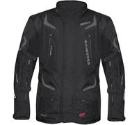Germot Allround veste textile de moto imperméable, noir, taille L pour homme