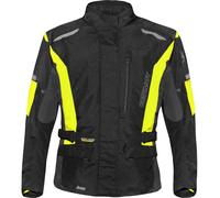 Germot Aron imperméable à l’eau pour enfants moto textile veste, noir/néon, Taille 176